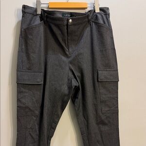 Lauren Ralph Lauren Dark Gray Cargo Pants